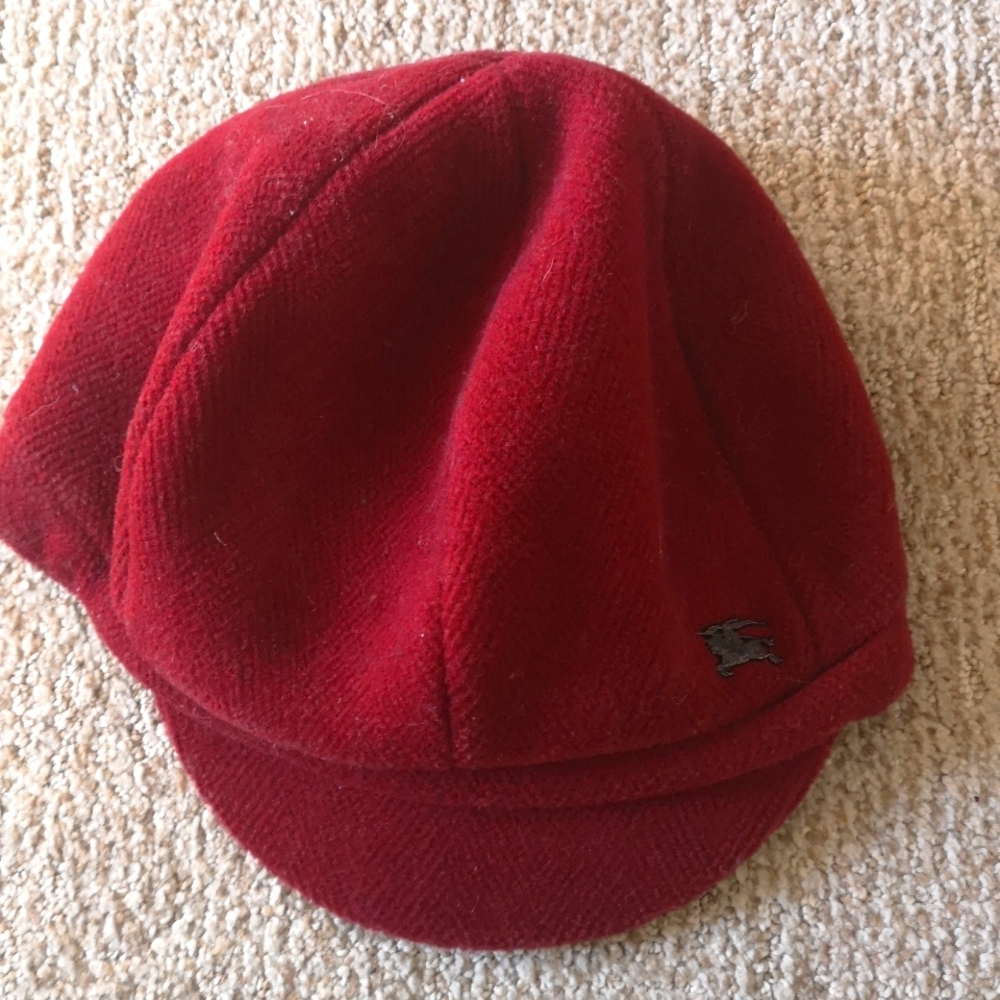 Burberry Maroon Hat